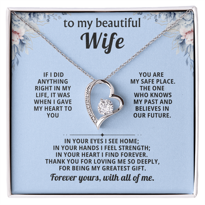 Gift for Wife – Forever Love Necklace Anniversary Gift
