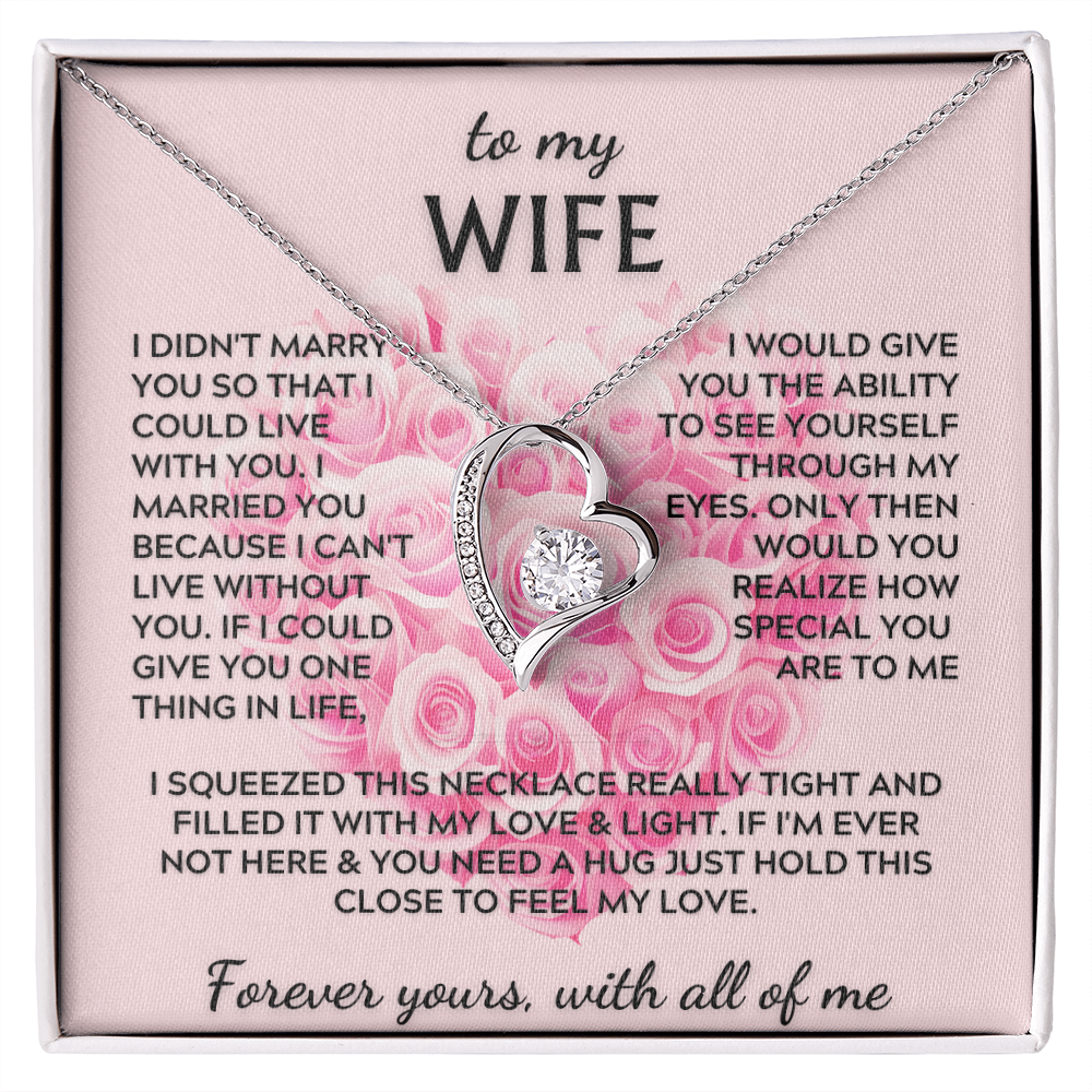 Anniversary Gift for Wife – Forever Love Necklace from Husband