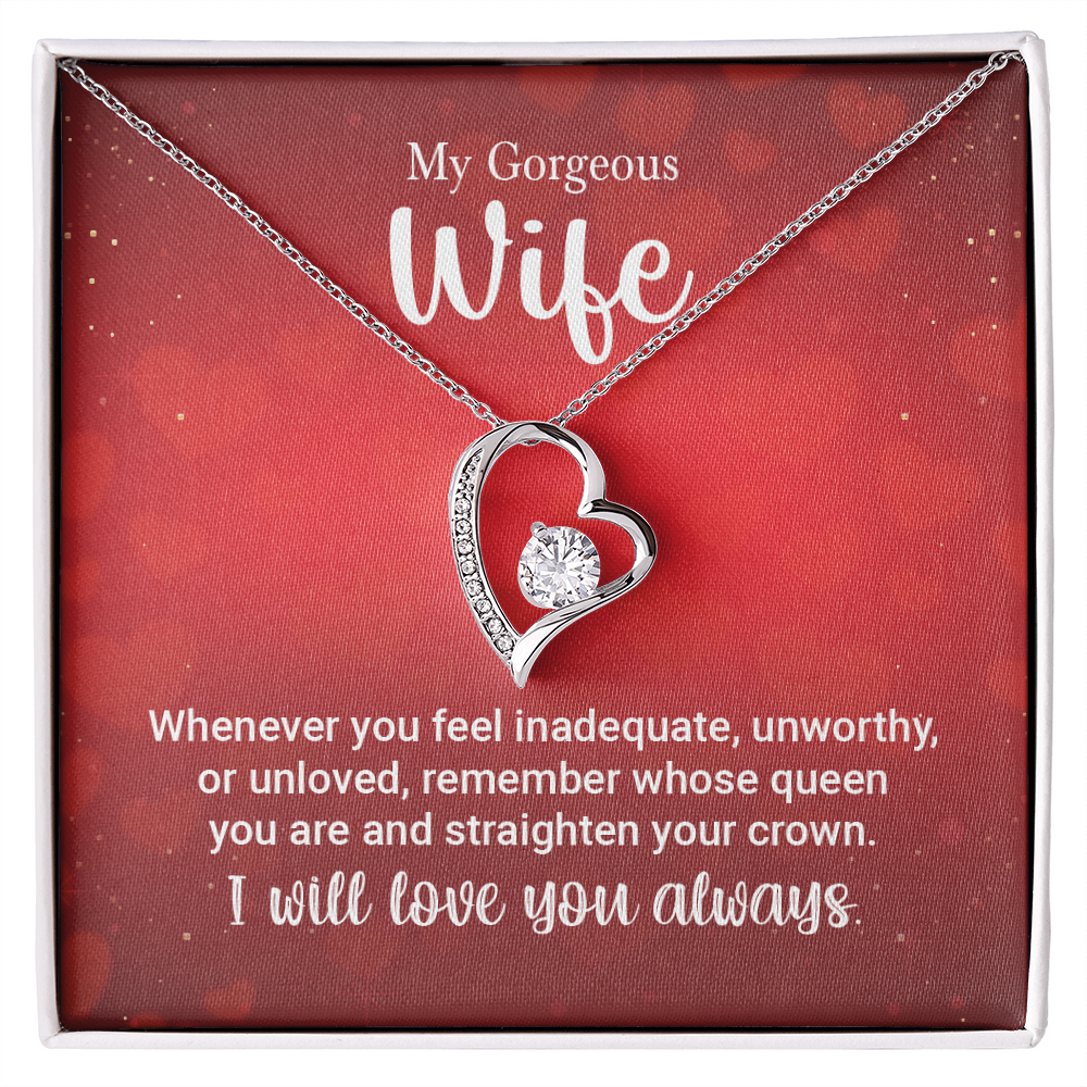 To My Wife Necklace – Forever Love Gift for Her