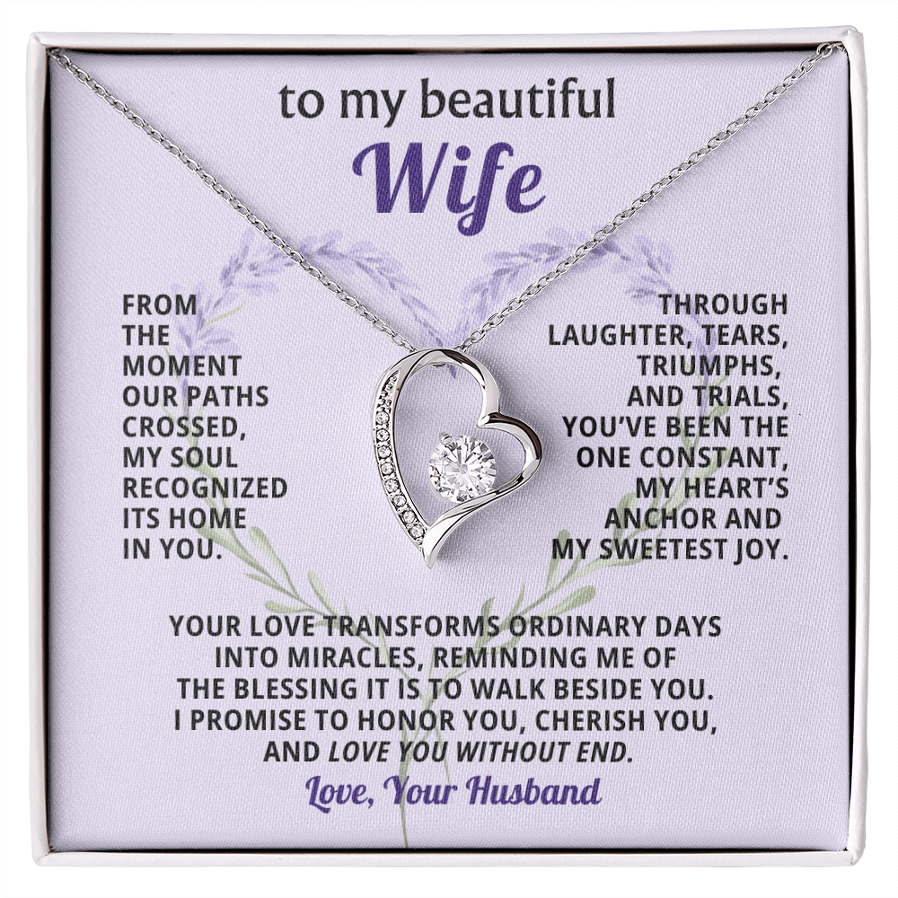 Gift for Wife - Forever Love Necklace