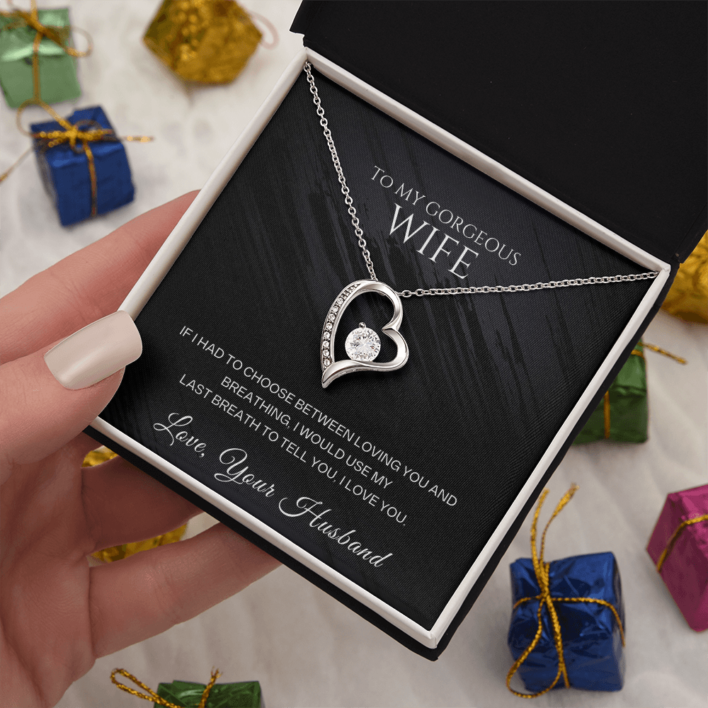 Gift for Wife – Romantic Necklace for Anniversary or Birthday