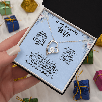 Gift for Wife – Forever Love Necklace Anniversary Gift