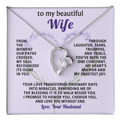 Gift for Wife - Forever Love Necklace