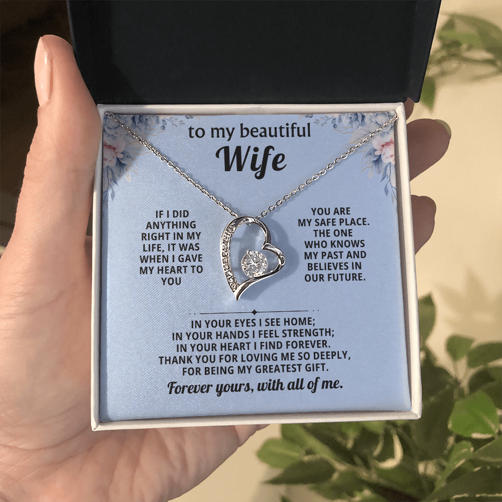Gift for Wife – Forever Love Necklace Anniversary Gift