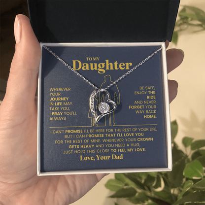 Gift for Daughter – Forever Love Necklace – Meaningful Jewelry
