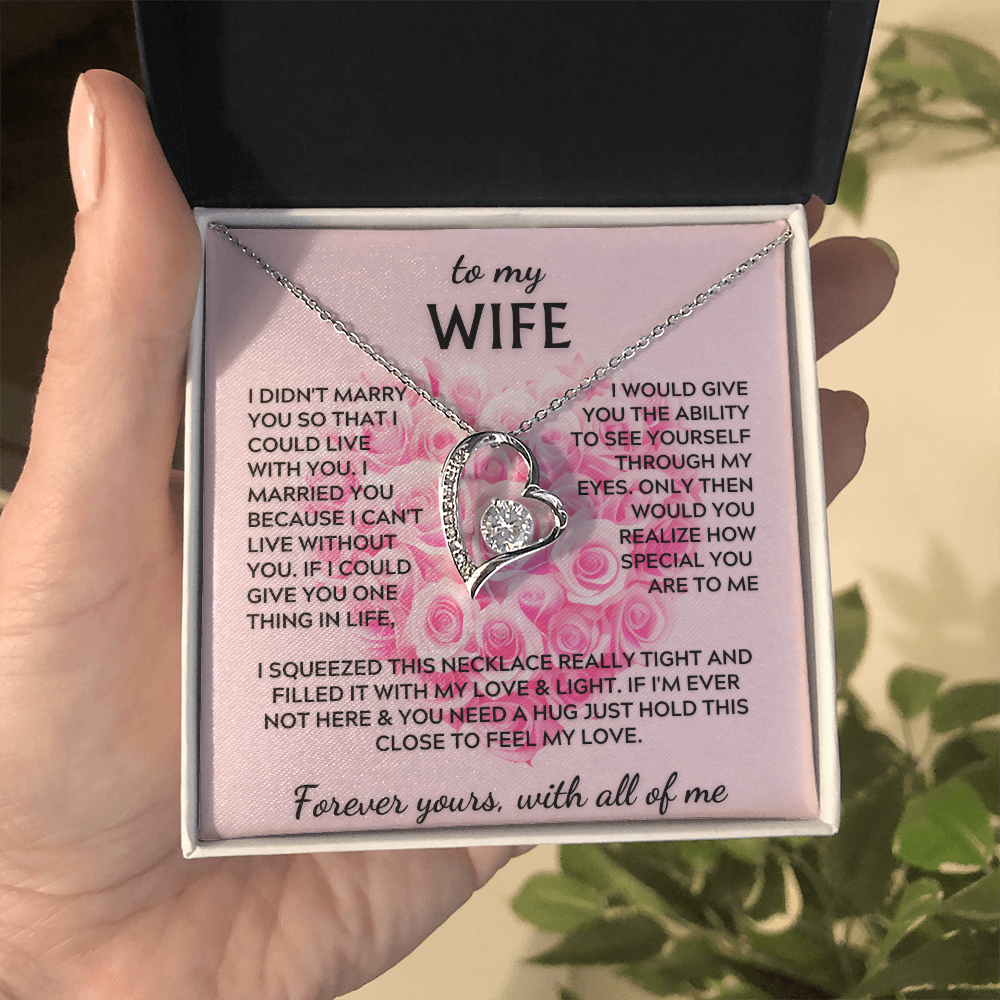 Anniversary Gift for Wife – Forever Love Necklace from Husband
