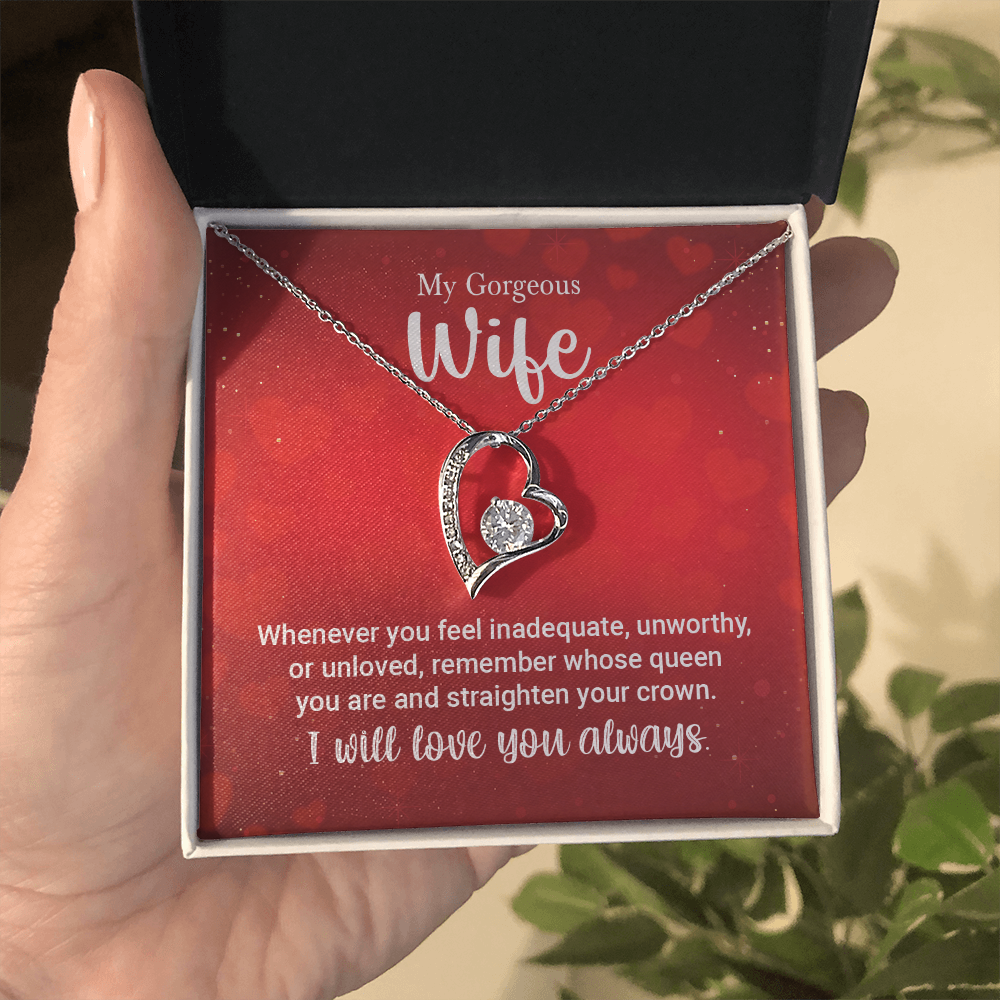 To My Wife Necklace – Forever Love Gift for Her