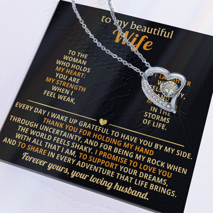 Gift for Wife – Forever Love Necklace – Romantic Jewelry for Her