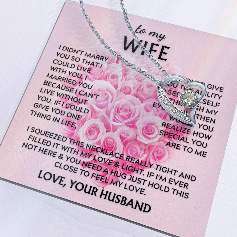 Forever Love Necklace – Anniversary Gift for Wife