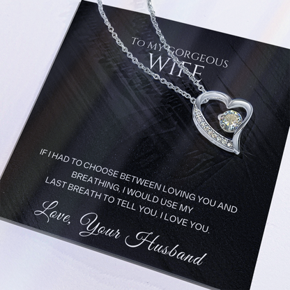 Gift for Wife – Romantic Necklace for Anniversary or Birthday
