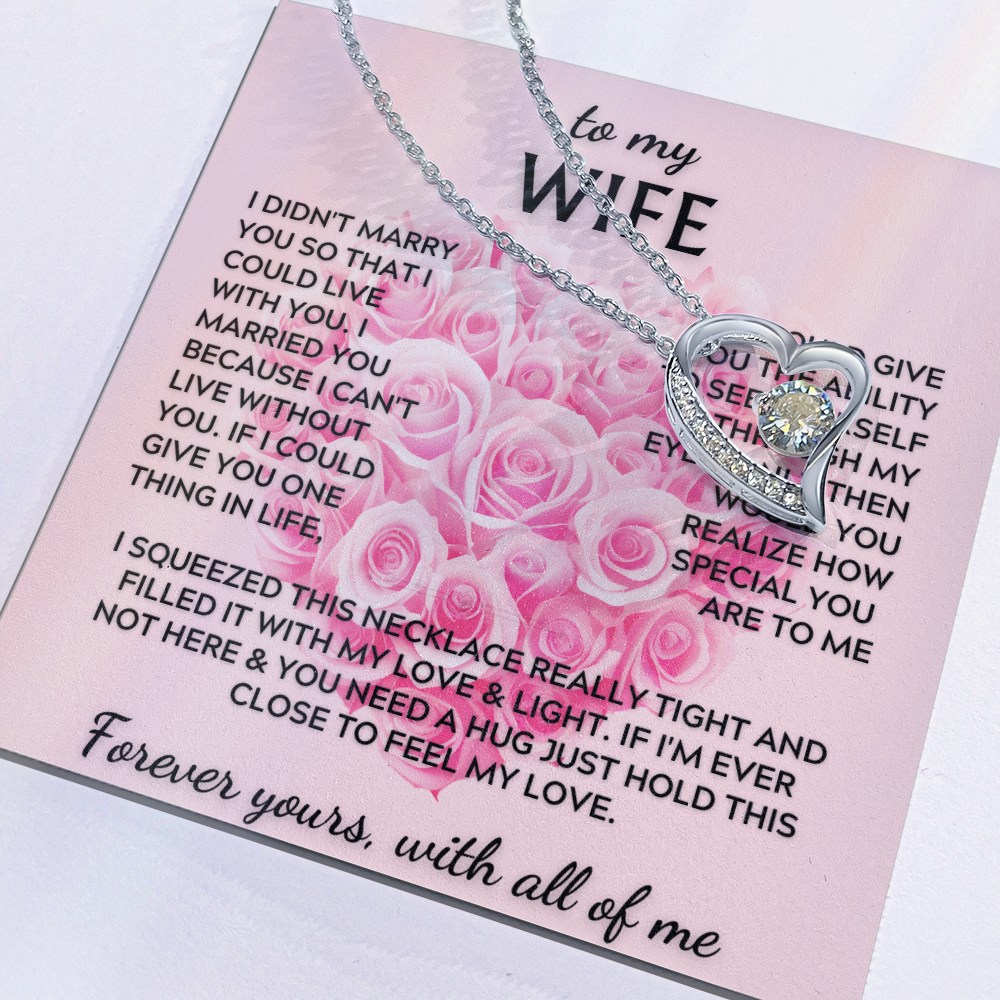 Anniversary Gift for Wife – Forever Love Necklace from Husband