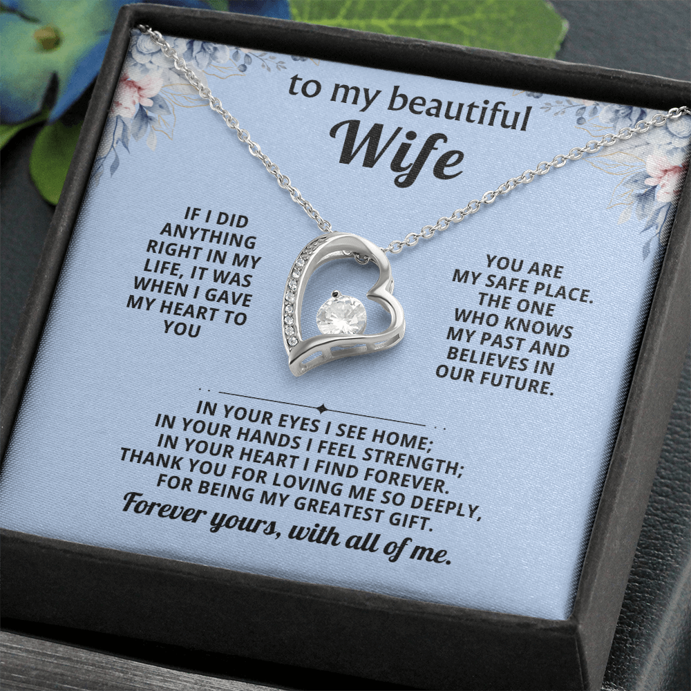 Gift for Wife – Forever Love Necklace Anniversary Gift