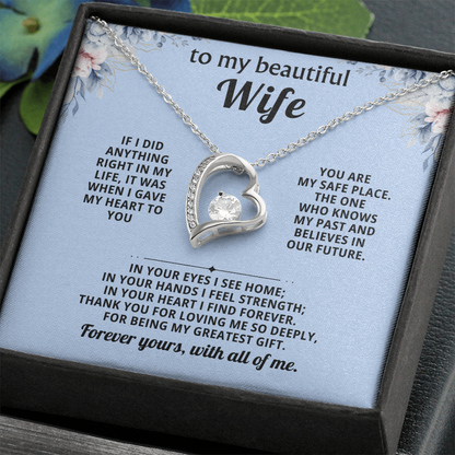 Gift for Wife – Forever Love Necklace Anniversary Gift