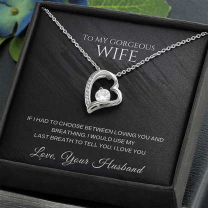 Gift for Wife – Romantic Necklace for Anniversary or Birthday