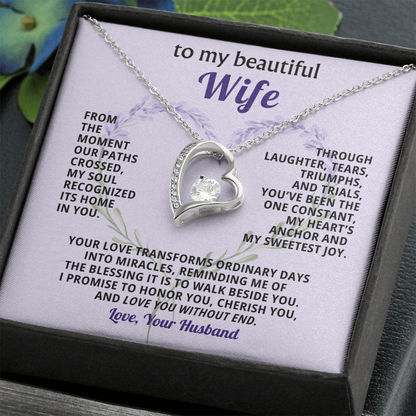 Gift for Wife - Forever Love Necklace