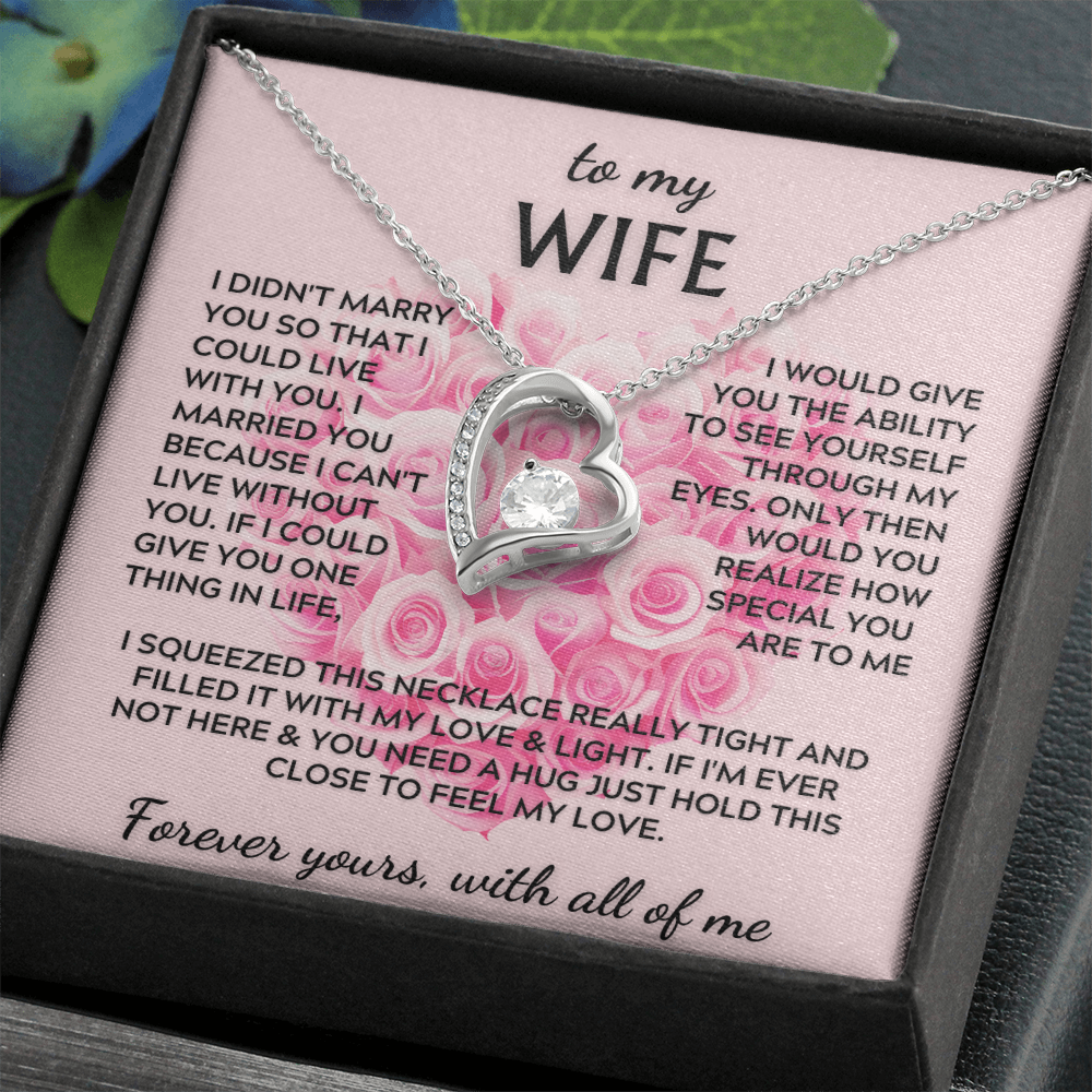 Anniversary Gift for Wife – Forever Love Necklace from Husband