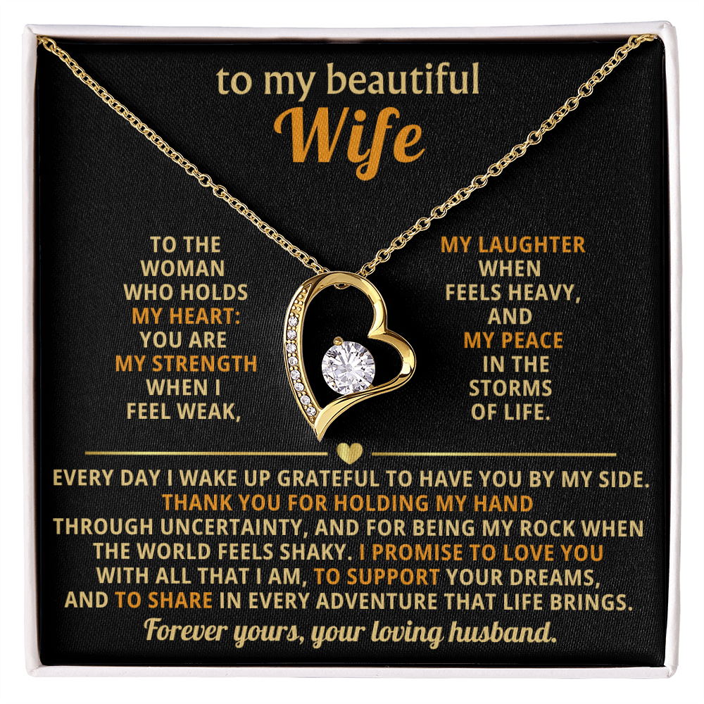 Gift for Wife – Forever Love Necklace – Romantic Jewelry for Her