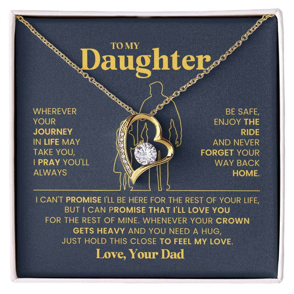 Gift for Daughter – Forever Love Necklace – Meaningful Jewelry