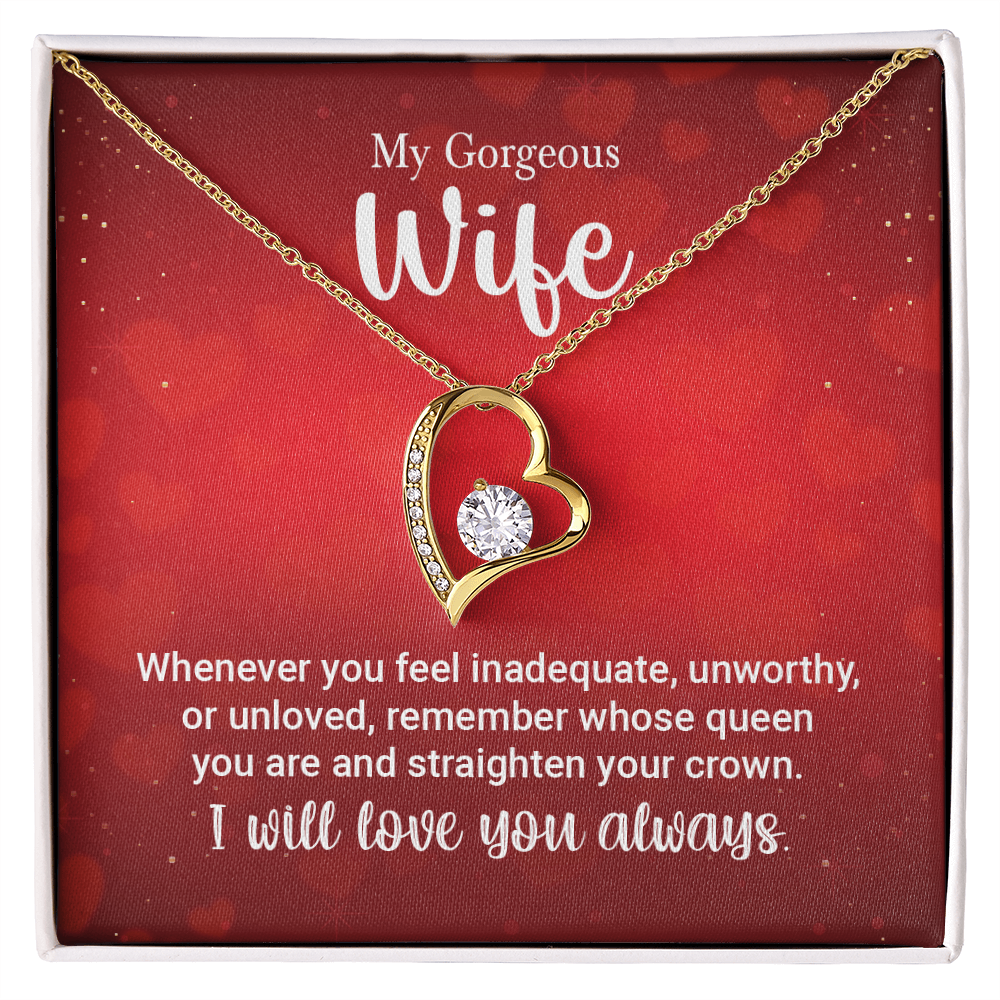 To My Wife Necklace – Forever Love Gift for Her