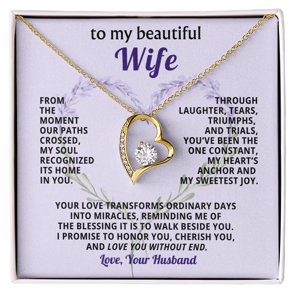Gift for Wife - Forever Love Necklace