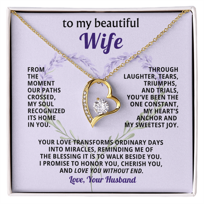 Gift for Wife - Forever Love Necklace
