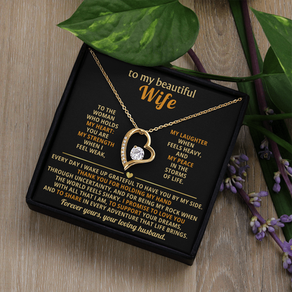 Gift for Wife – Forever Love Necklace – Romantic Jewelry for Her