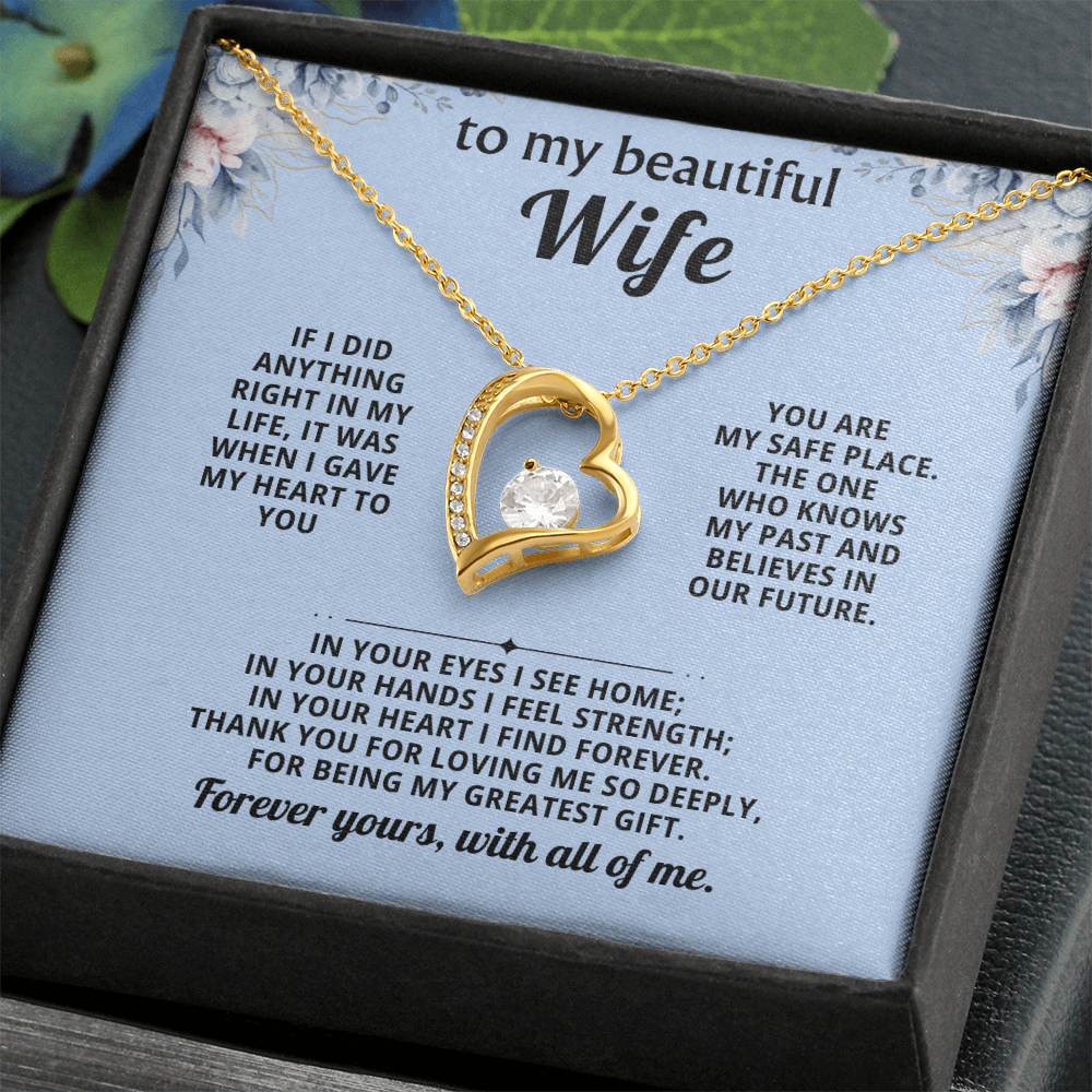 Gift for Wife – Forever Love Necklace Anniversary Gift