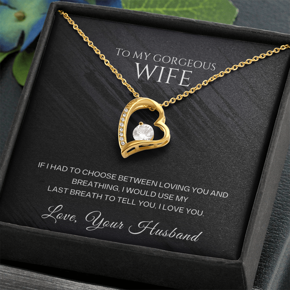 Gift for Wife – Romantic Necklace for Anniversary or Birthday