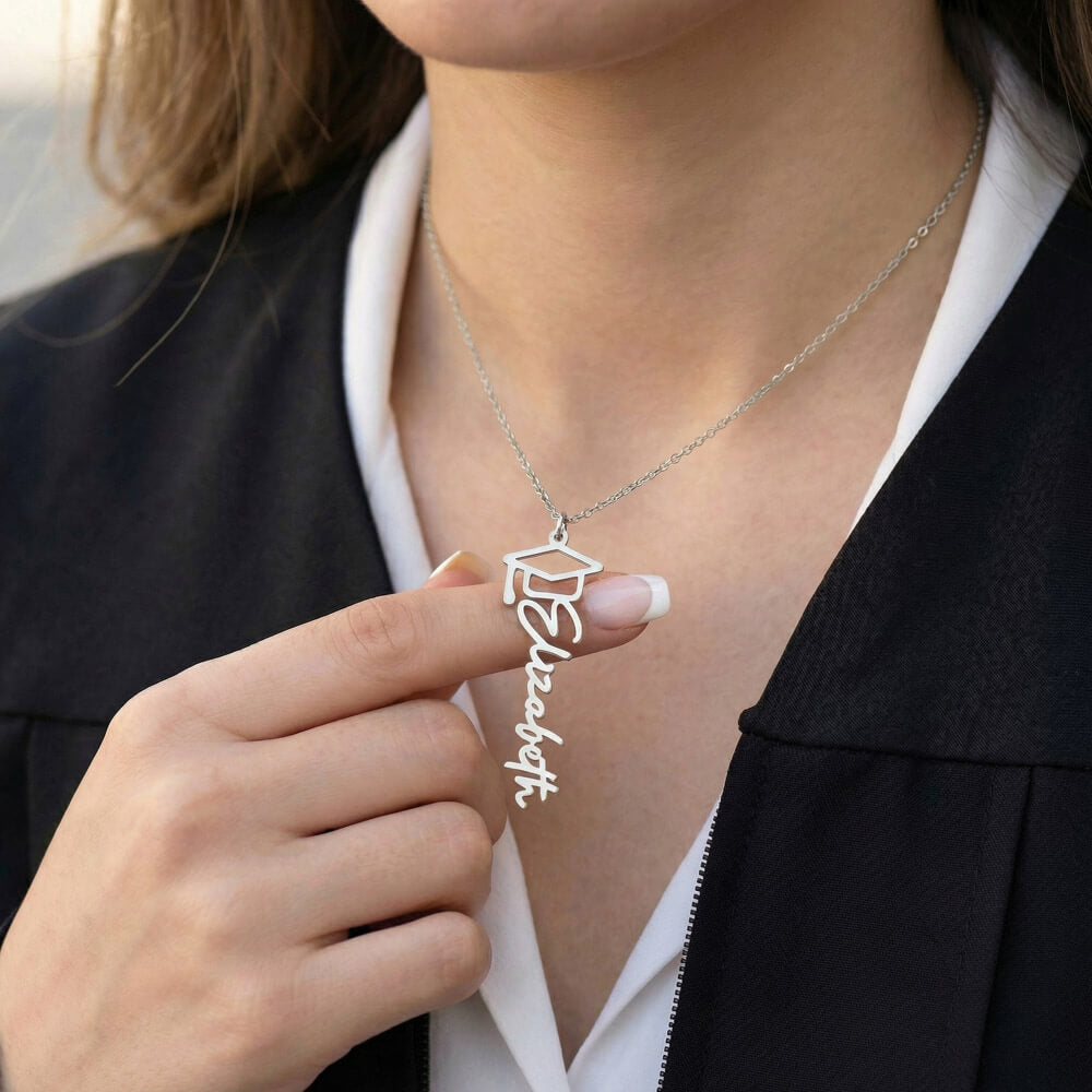 Graduation Gift for Daughter – Personalized Name Necklace