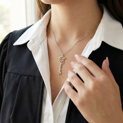 Gift for Daughter - Graduation Name Necklace