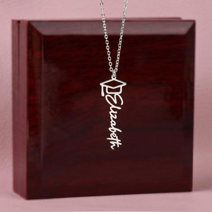 Graduation Gift for Daughter – Personalized Name Necklace